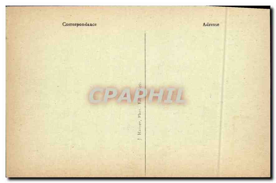 CPA Paris Eglise de la Madeleine  — Verso