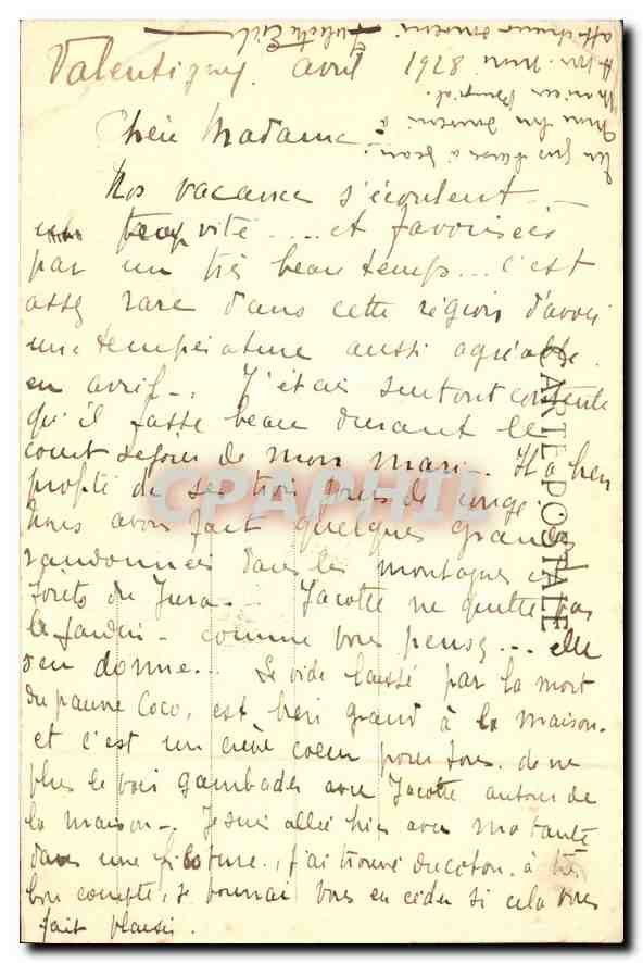 CPA G Bretegnier Salon 1890 Lecture de la Bible au Pays de Montbeliard  — Rückseite