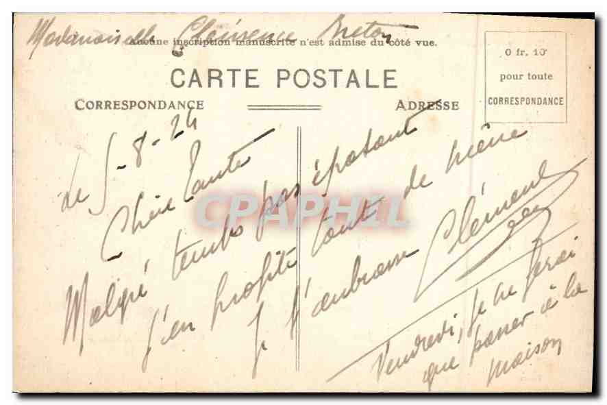 CPA Tonnerre Joli Site sur les bords de l'Armancon  — Back