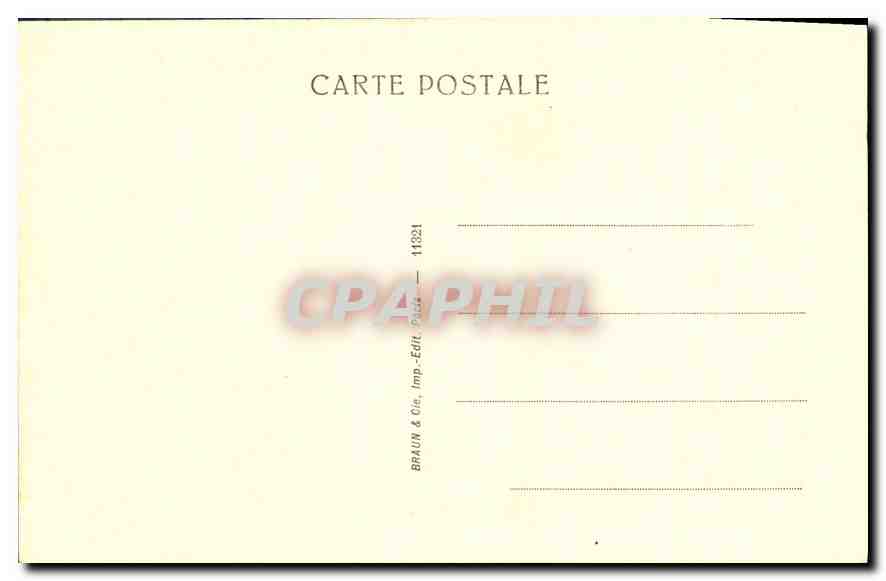CPA Musee du Louvre Chirlandajo La Visitation  — Rückseite