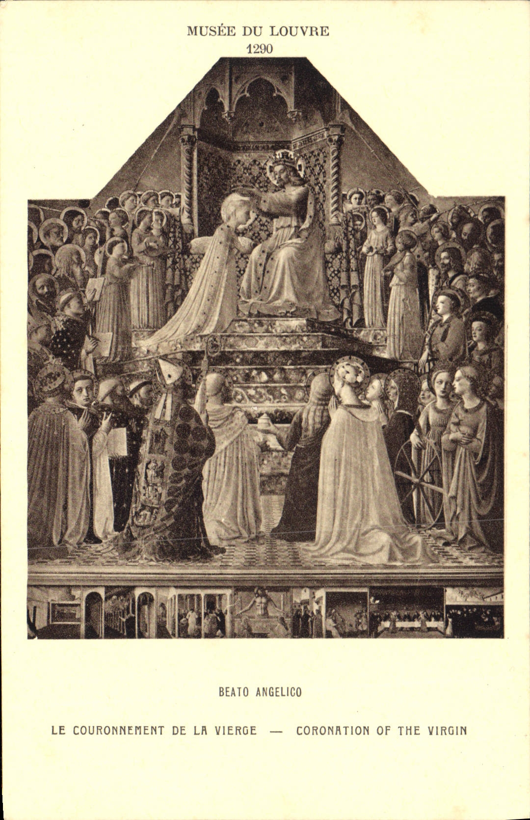 Musée du Louvre — Le Couronnement de la Vierge — Beato Angelico — n° 1290