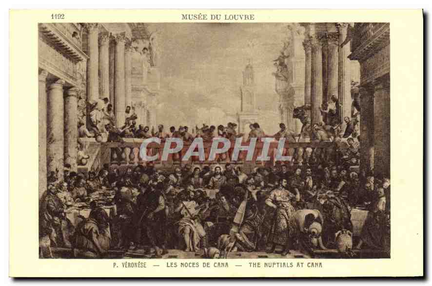 CPA Musee du Louvre P Veronese Les Noces de Cana 