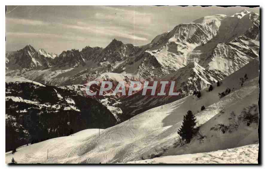 Vue du Mont-Blanc (4807 m) — Mégève (Haute-Savoie) — Société Éditions de France