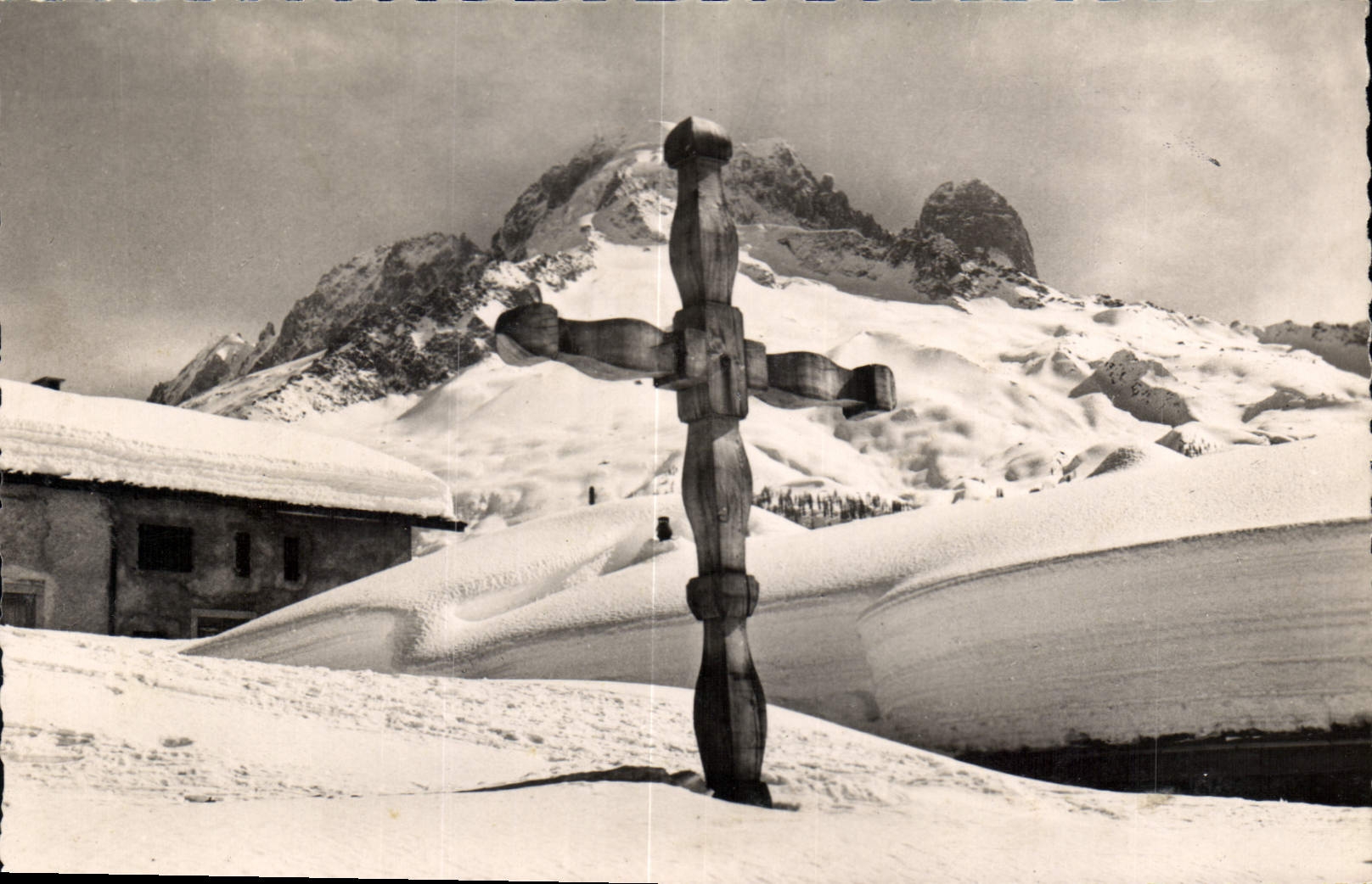 CPA Argentiere en hiver La Verte 