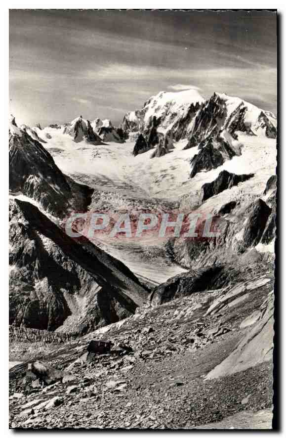 Le refuge du Convercle et le Mont Blanc — Chamonix (Haute-Savoie) — Éditions Jean Brissaud, Argentières