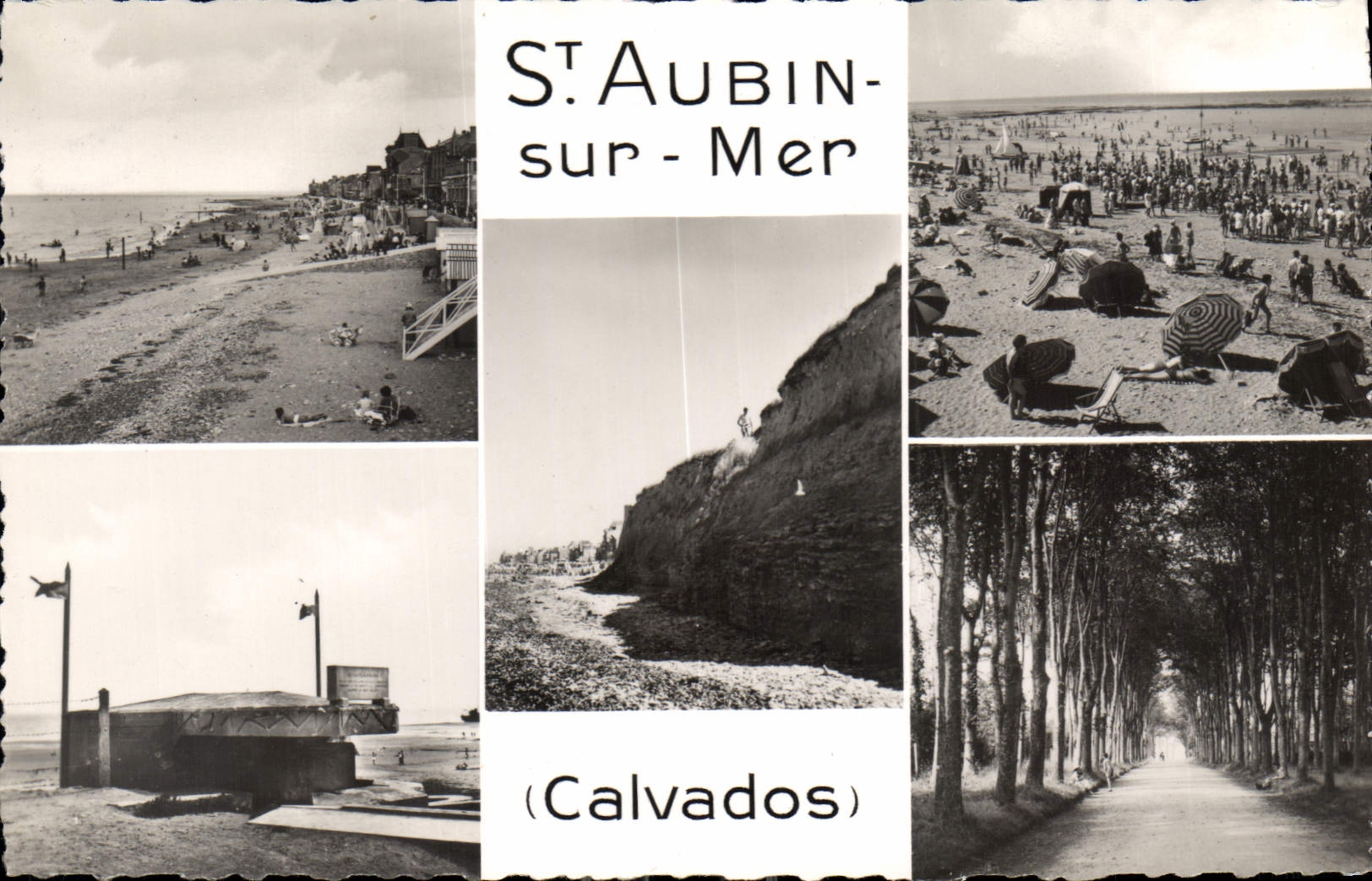 CPA St Aubin sur Mer Calvados 
