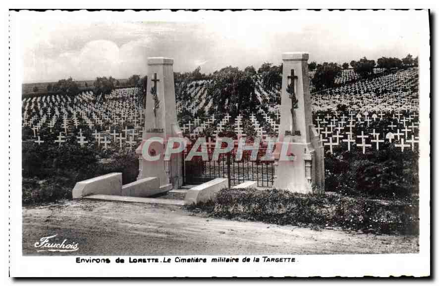 CPA Environs de Lorrete Le Cimetiere militaire de la Targette 