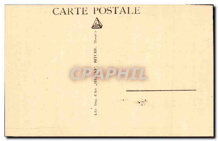 CPA Infanterie Pret pour l'attaque  — Rückseite
