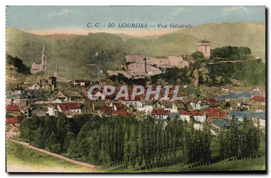 CPA Lourdes Vue Generale 