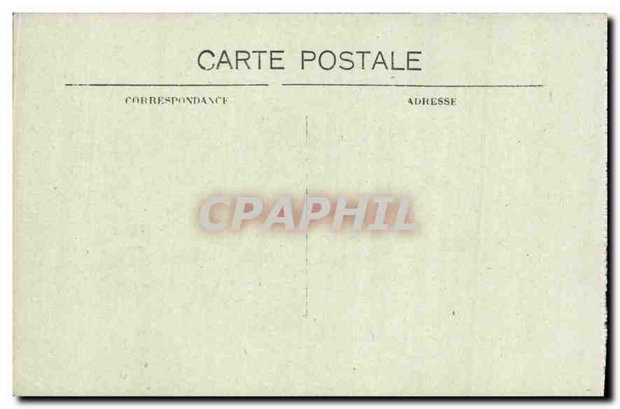 CPA Lourdes L'Esplanade et le Chateau Fort  — Verso