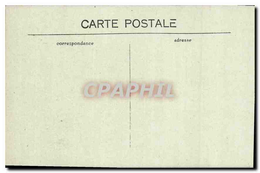 CPA Lourdes Le Chateau Fort  — Verso