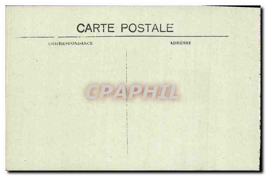 CPA Lourdes Le Gave en aval de la Basilique  — Verso
