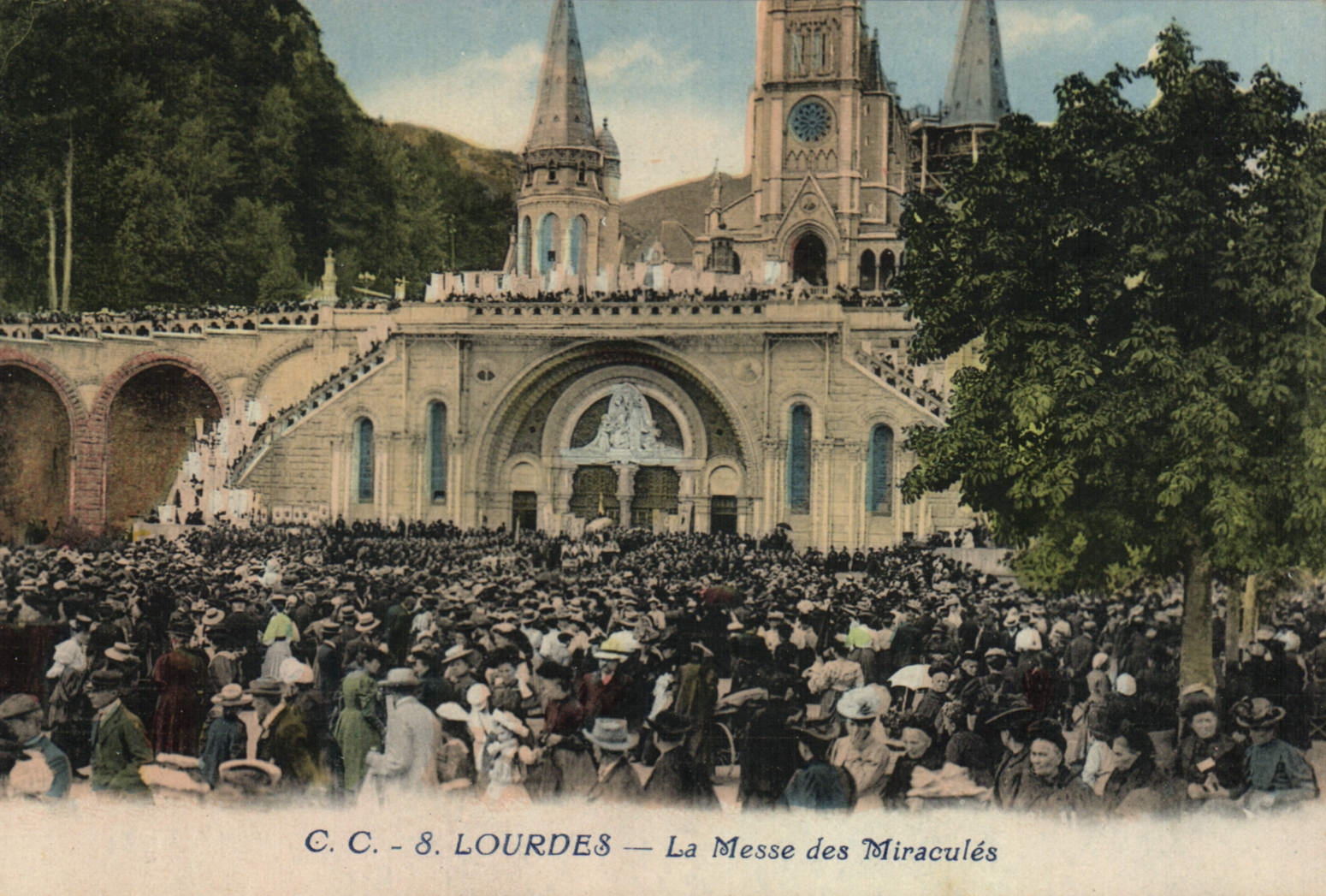 CPA Lourdes La Messe des Miracules 