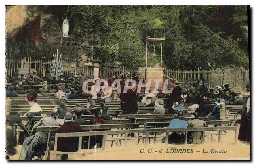 CPA Lourdes La Grotte 