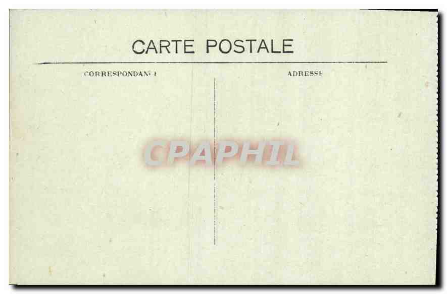 CPA Lourdes La Basilique et le Gave  — Verso