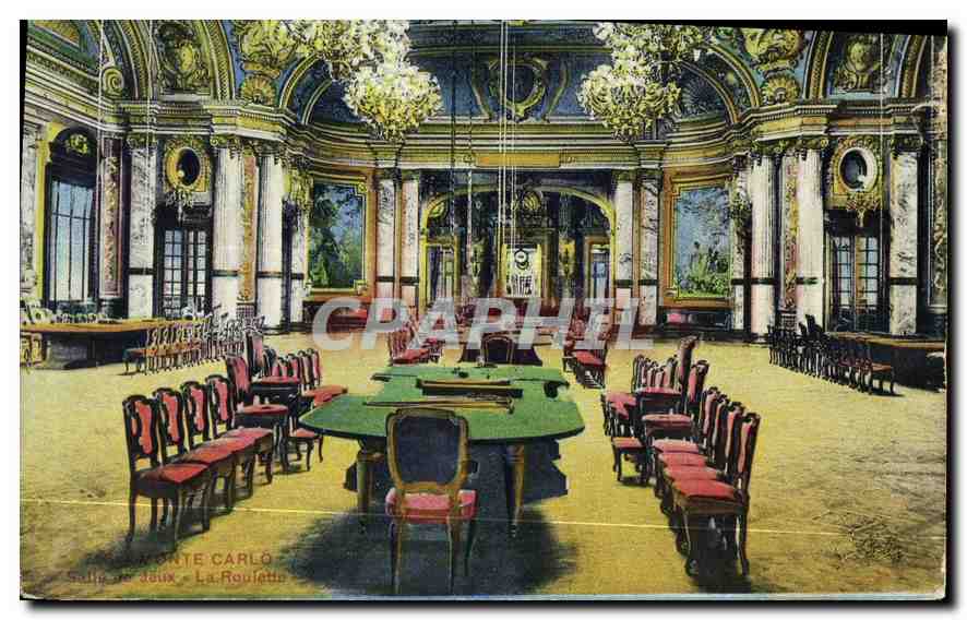 CPA Monte Carlo Salle de deux La Roulette 