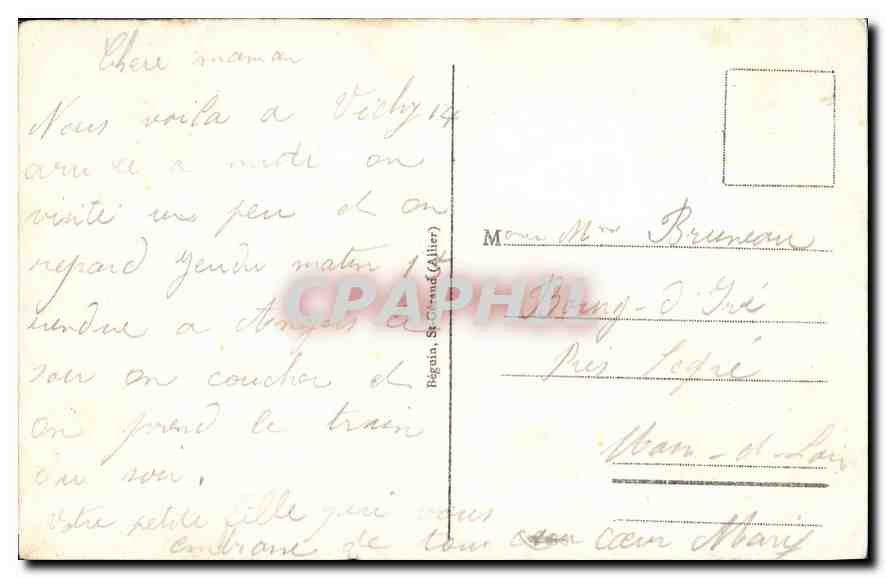 Vichy - Le Nouveau Parc — 415. — Éditeur non visible — Rückseite