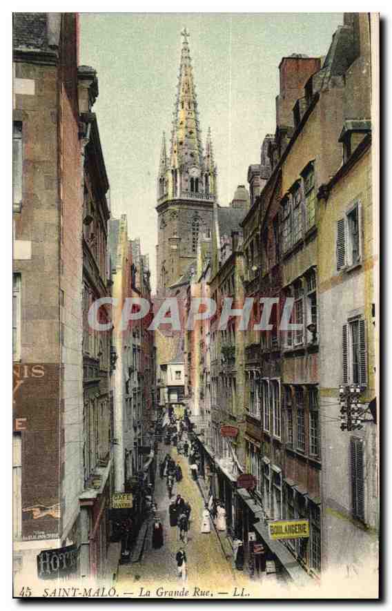 Saint-Malo — La Grande Rue — LL.