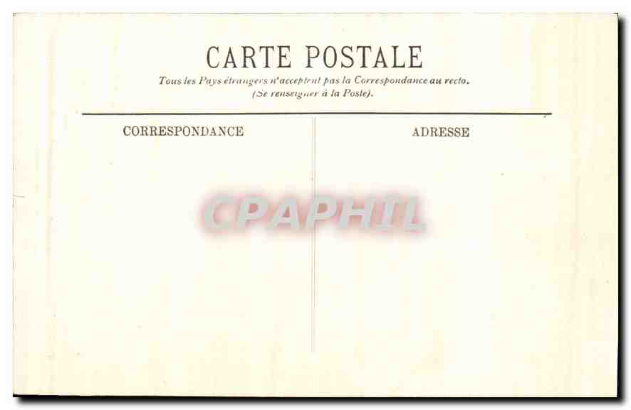 CPA Beauvais Escalier d'une Maison Canoniale Rue de l'Abbe Gellee  — Rückseite