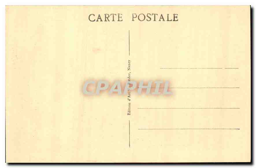 CPA Nancy L'Hemicycle de la Place Carriere  — Rückseite