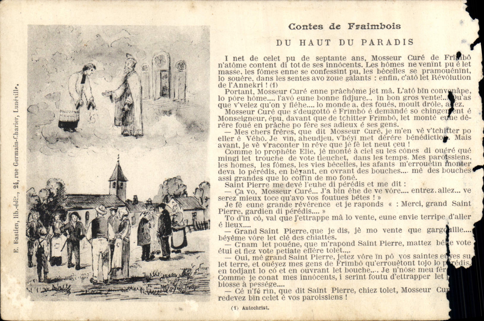 CPA Contes de Fraimbois Du haut du Paradis 