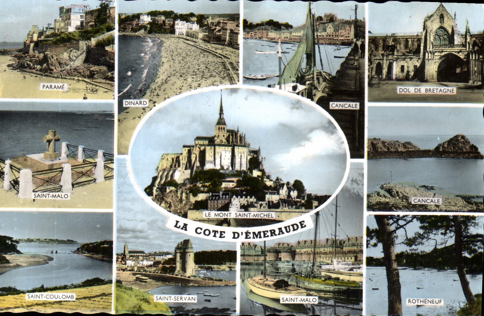 CPA La Cote d'Emeraude Le Mont Saint Michel 