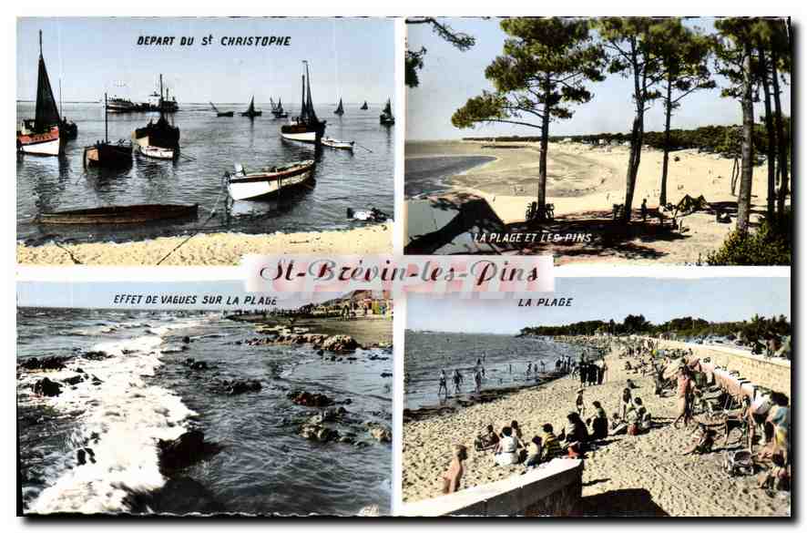 CPA St Brevin les Pins Depart du St Christophe 