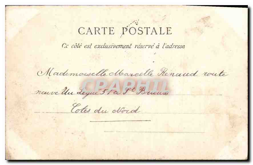 CPA Paris Eglise de la Madeleine  — Verso