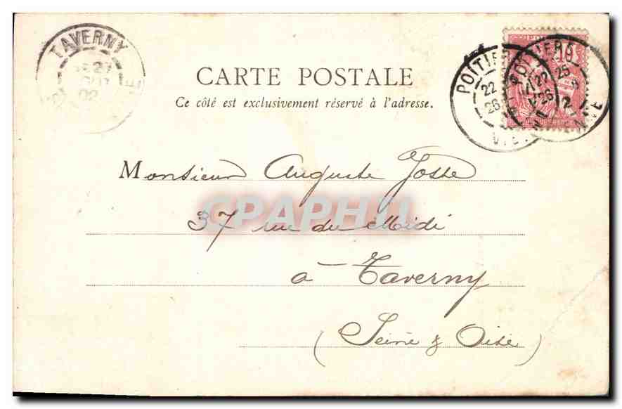 CPA Marseille Chateau d'If  — Verso