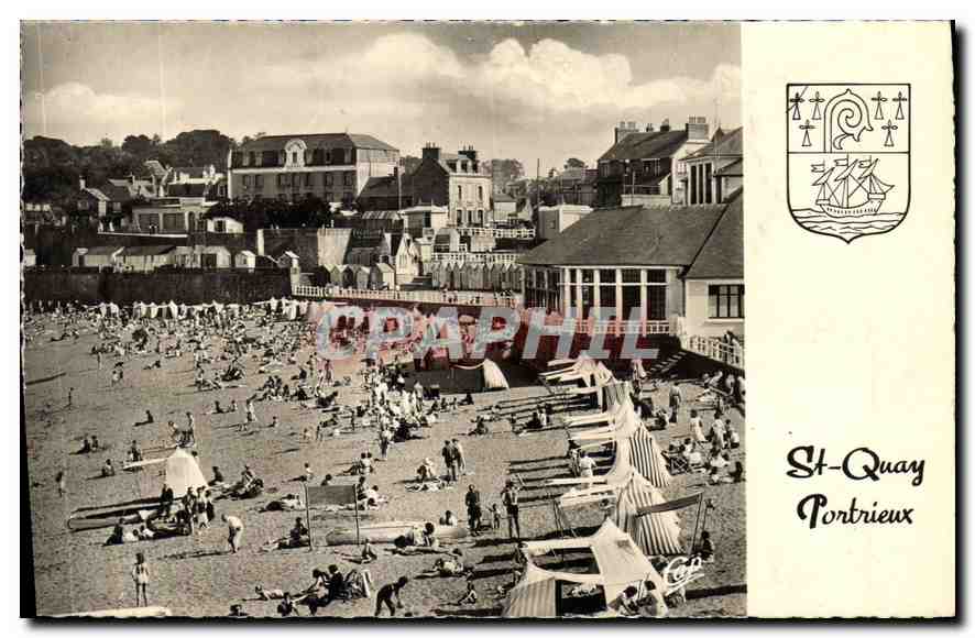 Saint-Quay-Portrieux — La Plage et le Casino — Cie des Arts Photomécanique, Paris