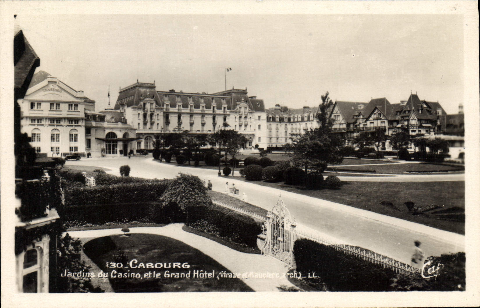 Jardins du Casino et le Grand Hôtel — Cabourg — Virabe et Hauchère Arch. LT.