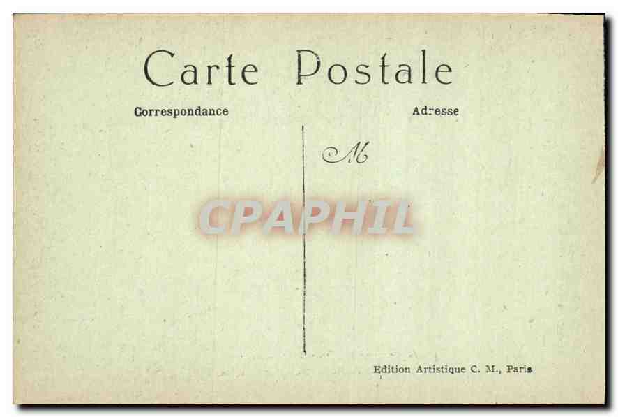 CPA Paris Buttes Chaumont Allee conduisant Au Lac  — Rückseite