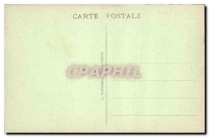 CPA Blois Le Chateau Correction maternelle  — Verso