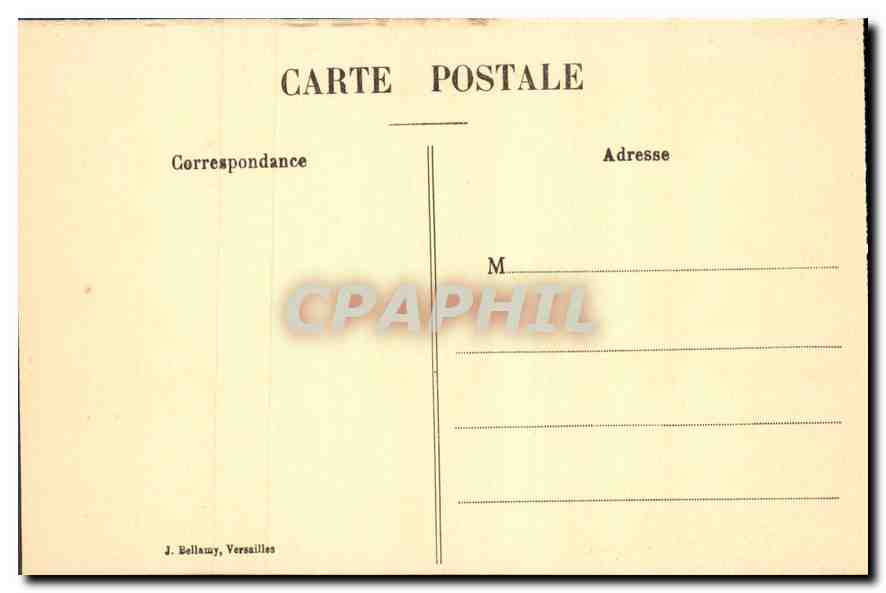 CPA Versailles Petit Trianon Maison du Seigneur  — Verso