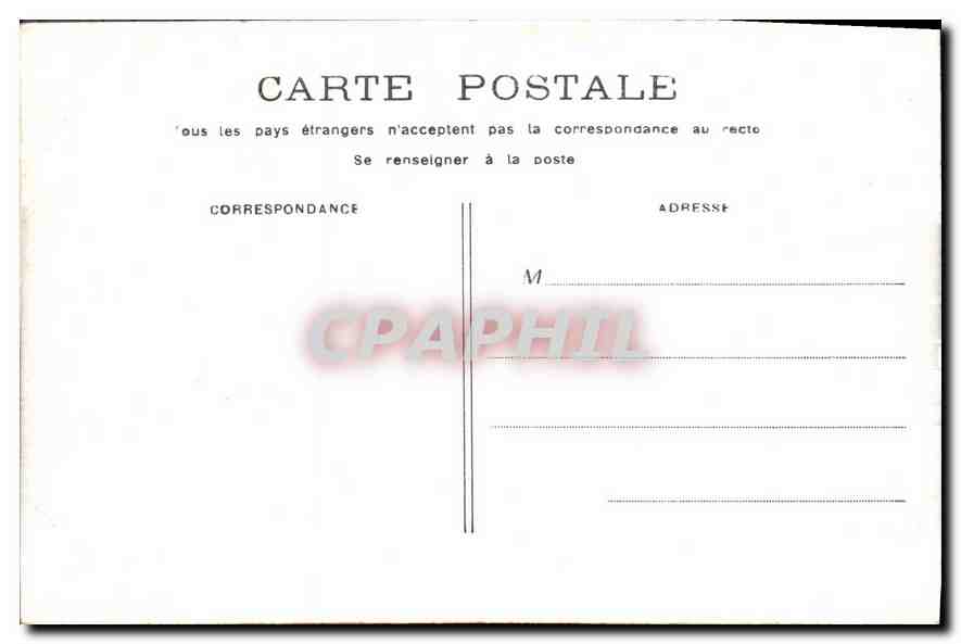 CPA Paris Avenue des Champs Elysees  — Rückseite