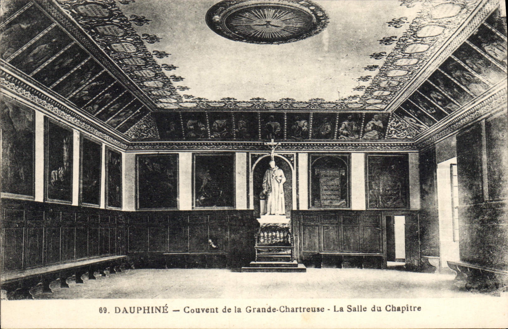 Dauphiné — Couvent de la Grande-Chartreuse — La Salle du Chapitre