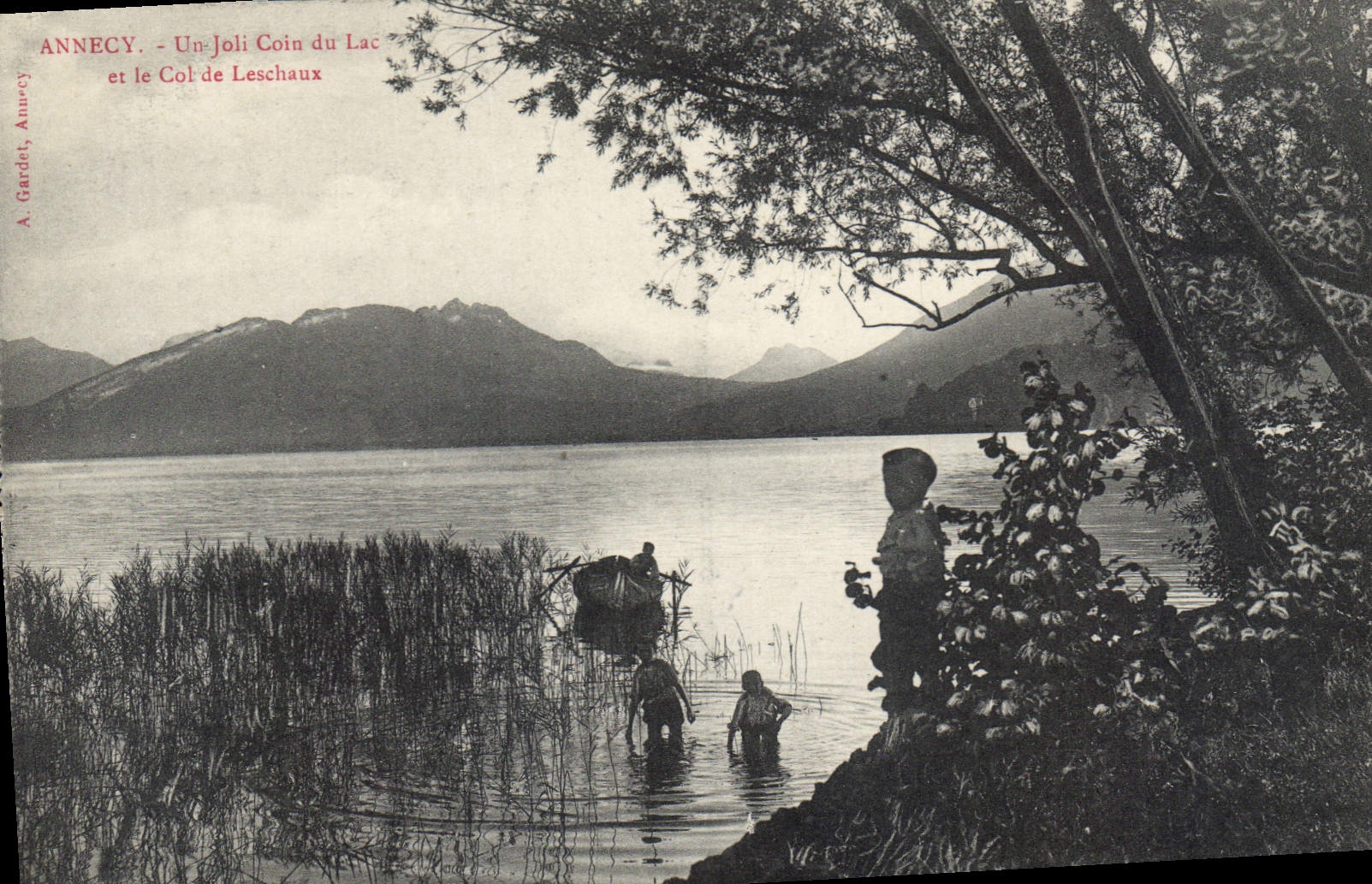 Annecy - Un Joli Coin du Lac et le Col de Leschaux — A. Gardet