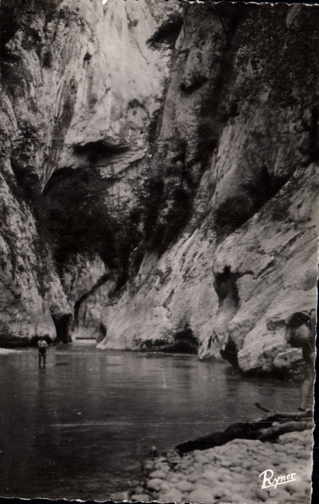 Die Schluchten des Verdon — Passage der Hautes Rallinguèzes — Verlag Ryner