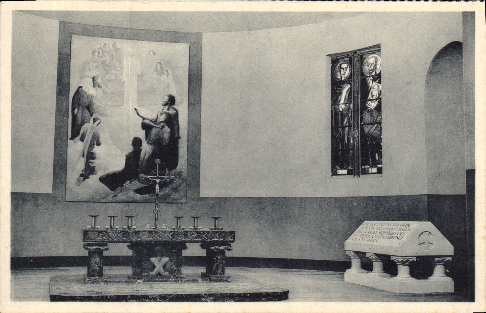 CPA Exposition Bruxelles 1935 Palais de Vie Catholique Une des chapelles de l'Eglise St Paul 