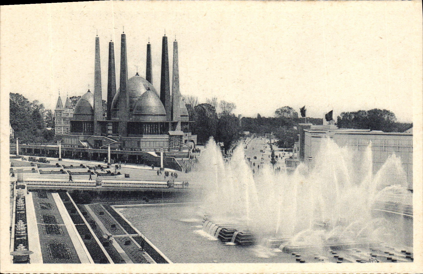 CPA Exposition Bruxelles 1935 Palais de Vie Catholique 