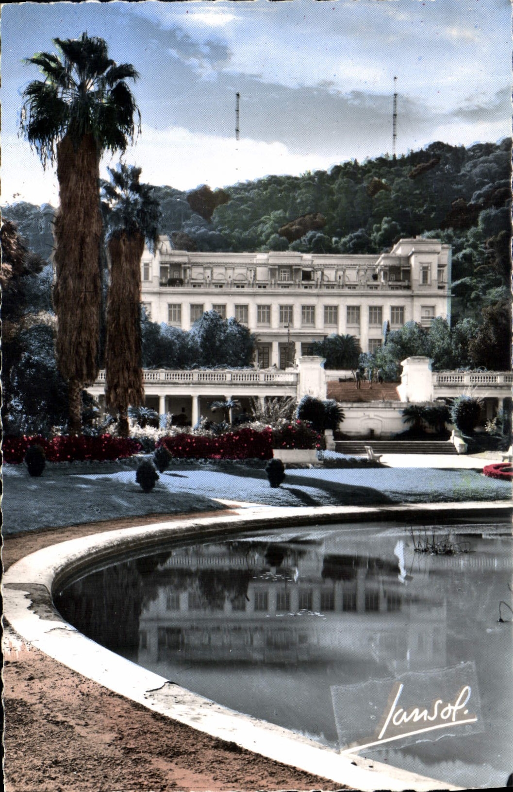 CPA Alger Le Jardin d'Essai et le Musee 
