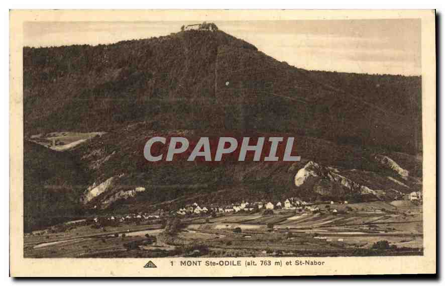 CPA Mont Ste Odile et St Nabor 