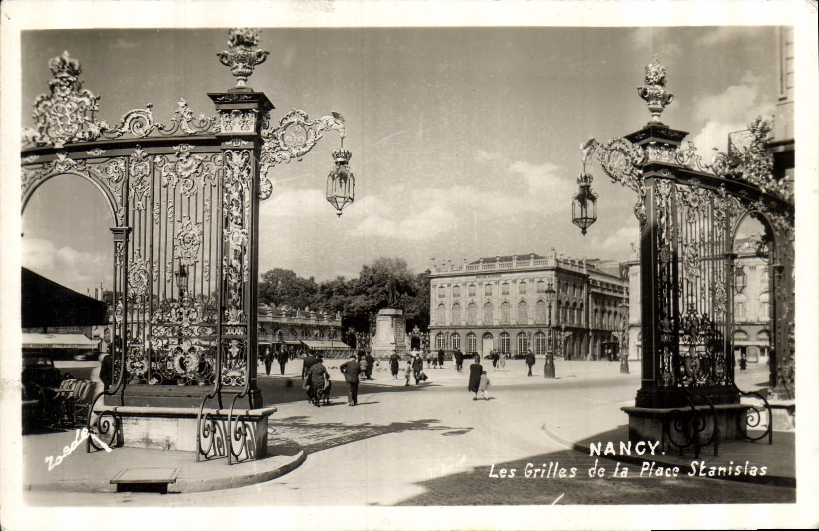Nancy — Les Grilles de la Place Stanislas — Éditions V. Roeder