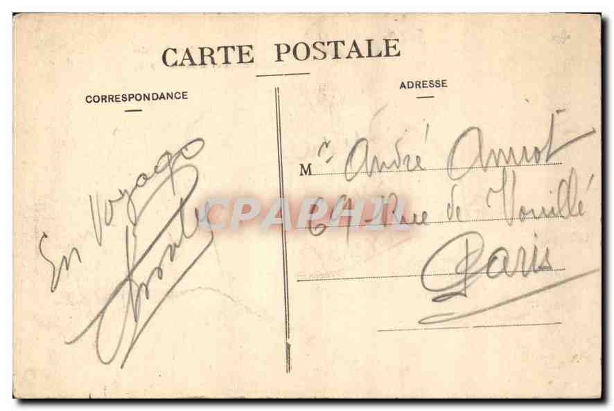 CPA Nancy Place Stanislas Grilles de Jean Lamour  — Verso