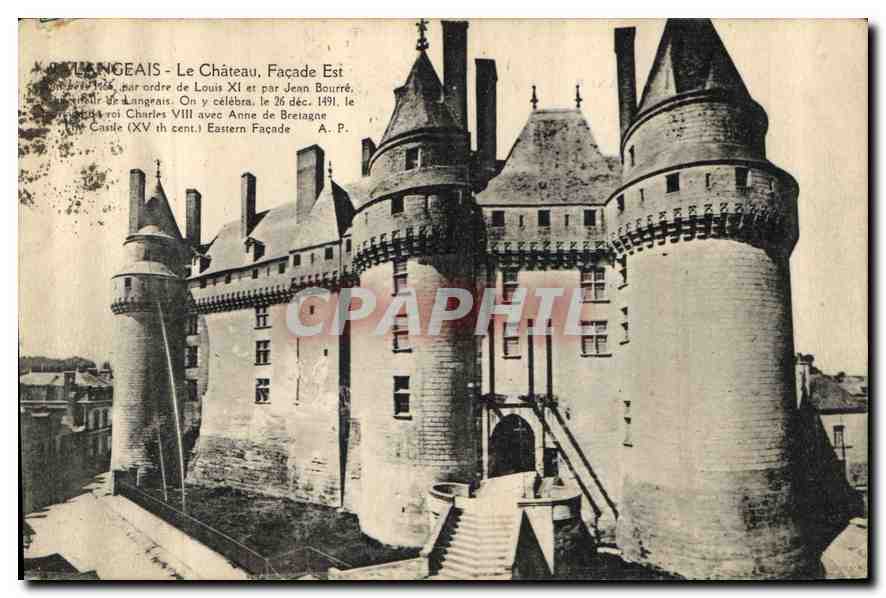 CPA Langeais Le Chateau Facade Est 