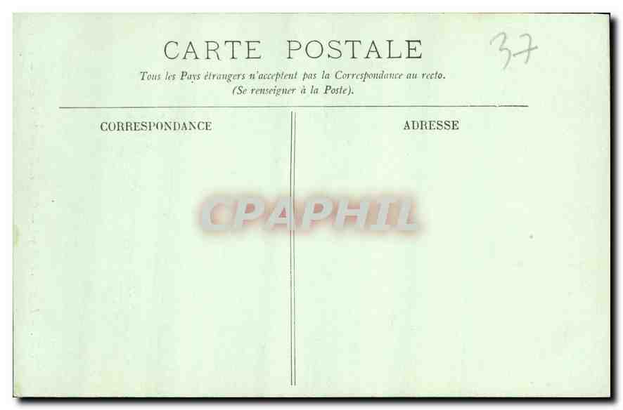 CPA Loches Le Chateau Royal Oratoire d'Anne de Bretagne  — Rückseite