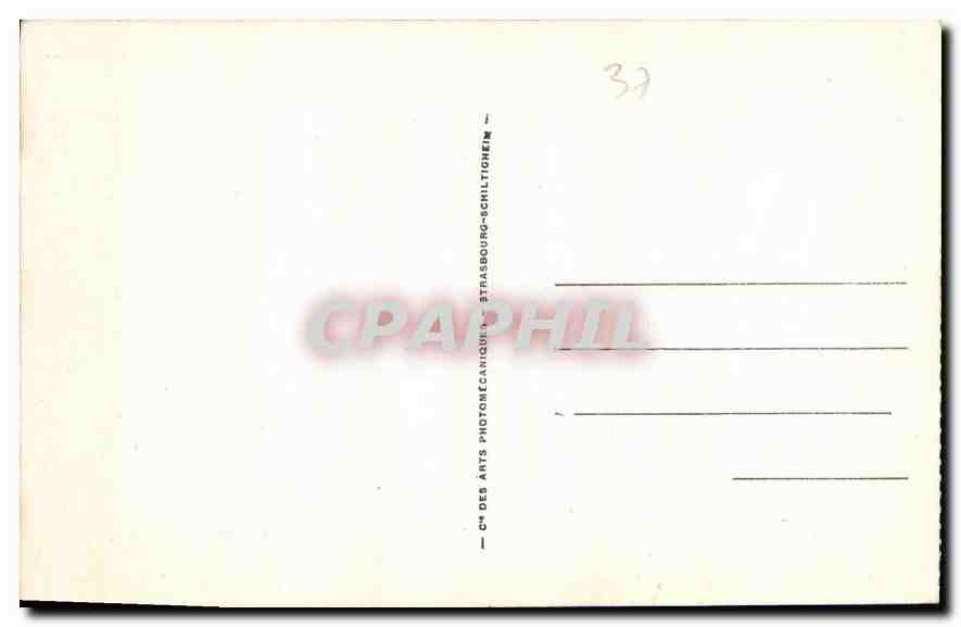 CPA Langeais Le Chateau facade interiure  — Verso