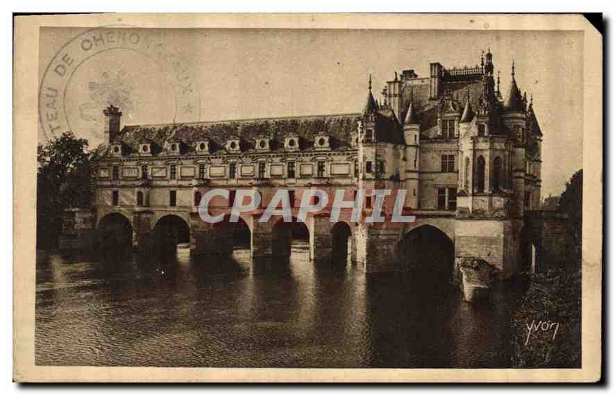 CPA Chateaux de la Loire Chateau de Chenonceaux Facade Nord Est 