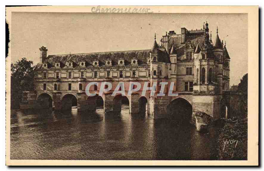 CPA Chateaux de la Loire Chateau de Chenonceaux Facade Nord Est 