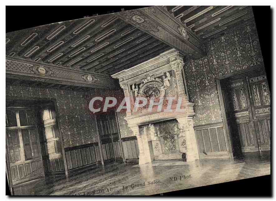 CPA Azay le Rideau Le Grand Salon 